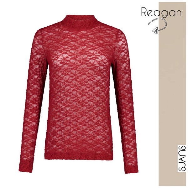 Studio Anneloes 'Reagan' lace col top
