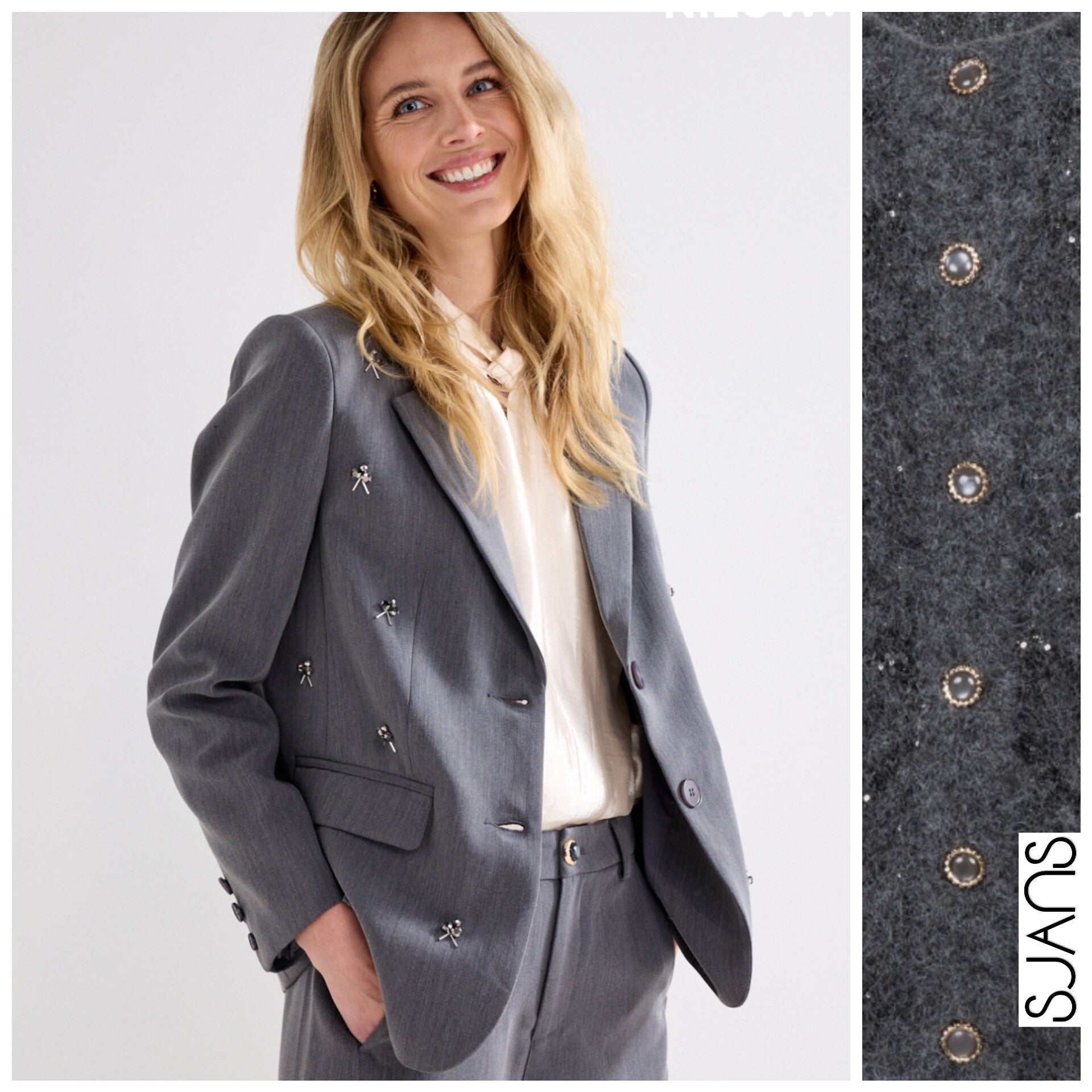 Tramontana 'Becky' embellished Blazer