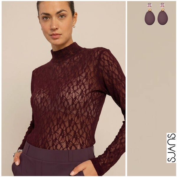 Studio Anneloes 'Reagan lace col' Top