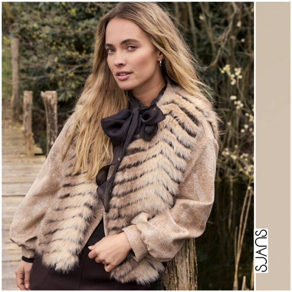 Tramontana 'Cita' fake fur Waistcoat