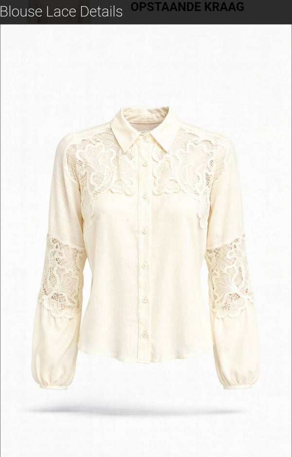 Tramontana 'Brandy' Blouse lace details