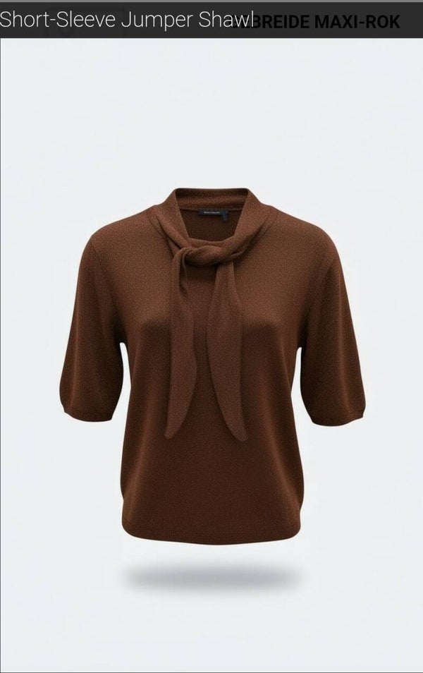 Tramontana 'Lotte' Short sleeve jumper shawl