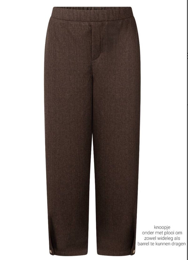 Tramontana 'Catie' barrel fit tweed Trouser