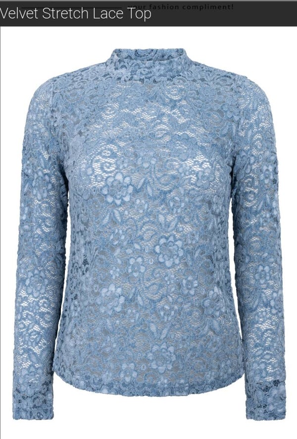 Tramontana 'Cas' stretch lace top