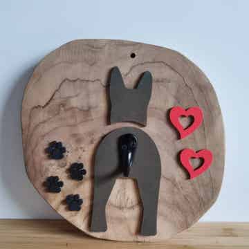 Leinenhalter-Hundegarderobe