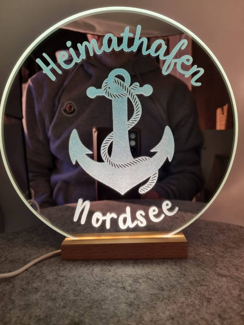 Beleuchteter Spiegel "Maritim"