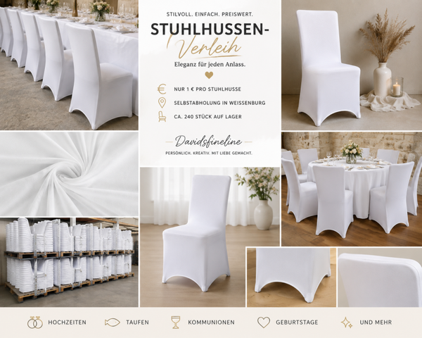 Stuhlhussenverleih - NUR Abholung