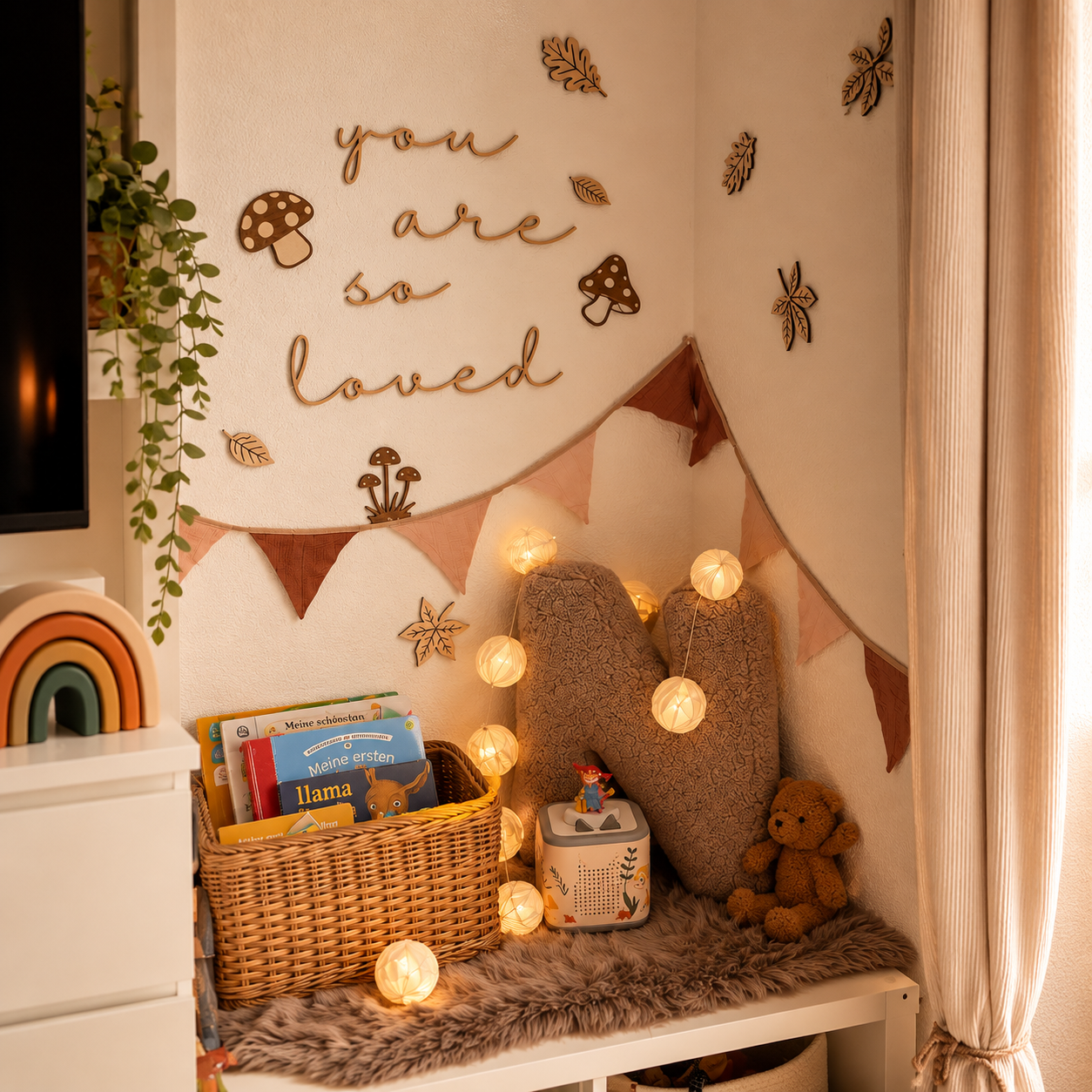 "you are so loved" Wandschriftzug