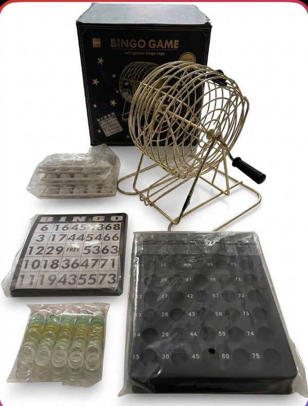 Nieuw Bingo Spel Machine Bingomolen, compleet kaarten fiches
