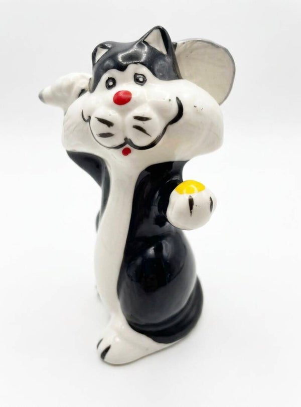 Vintage Warner Bros Sylvester de Kat tennis beeldje
