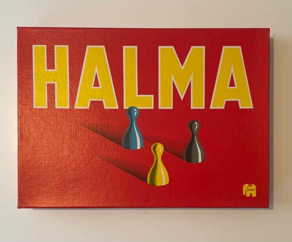 Spel Vintage Halma Bordspel - Compleet en in Nieuwstaat!