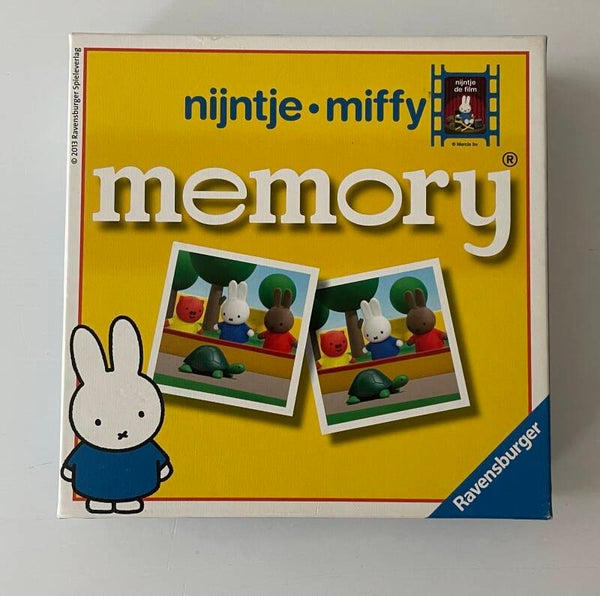 Memory spel van Nijntje & Miffy - kwaliteit van Ravensburger.