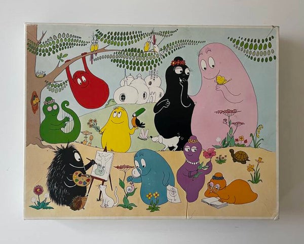 Vintage Barbapapa Legpuzzel 1974 - Huishouden/Tekenvariant