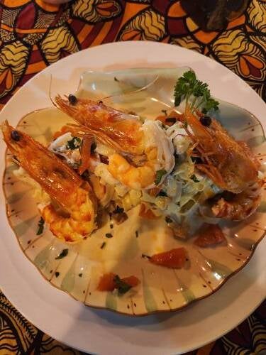 Tagliatelli with Gamba&#039;s