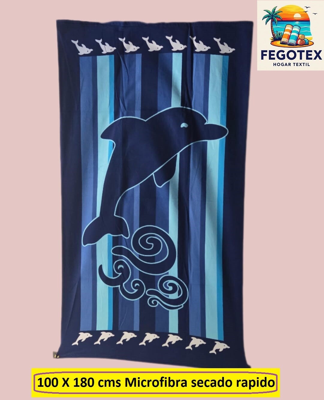 Toalla Playera microfibra 100 x 180