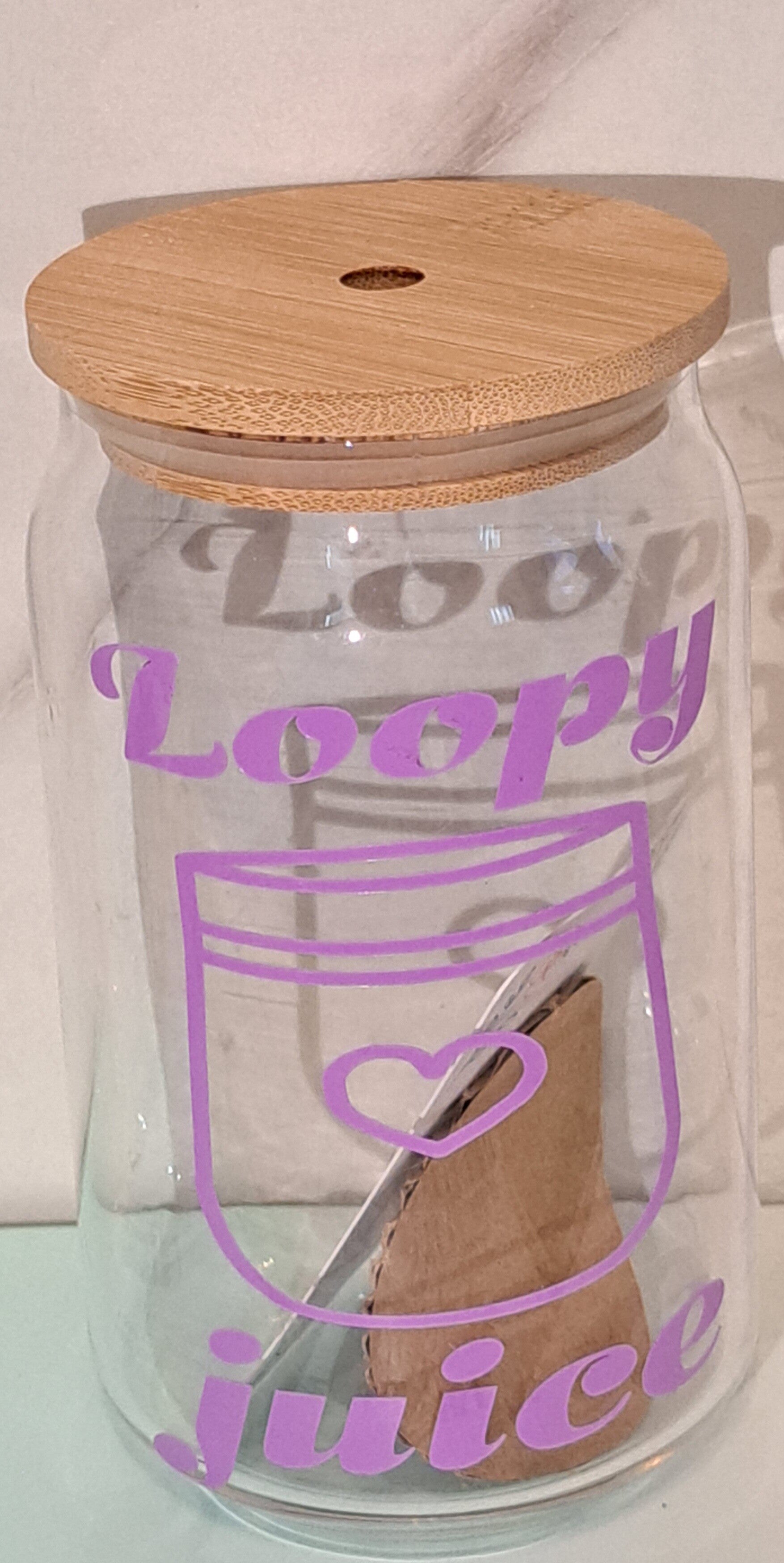 Loopy juice cup