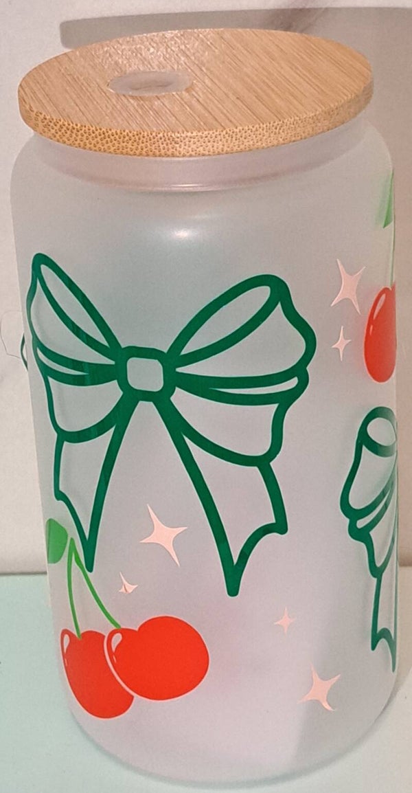 Bow and cherry cup