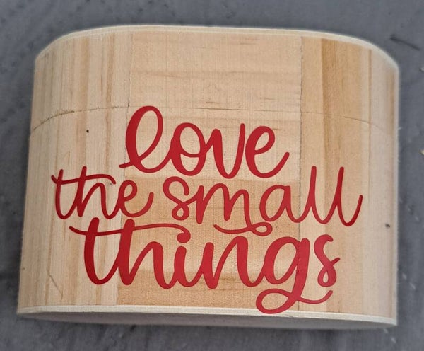 Love the small things trinket box
