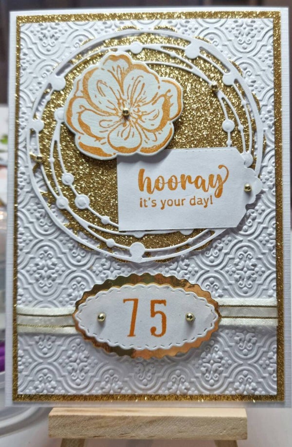 75th birthday card