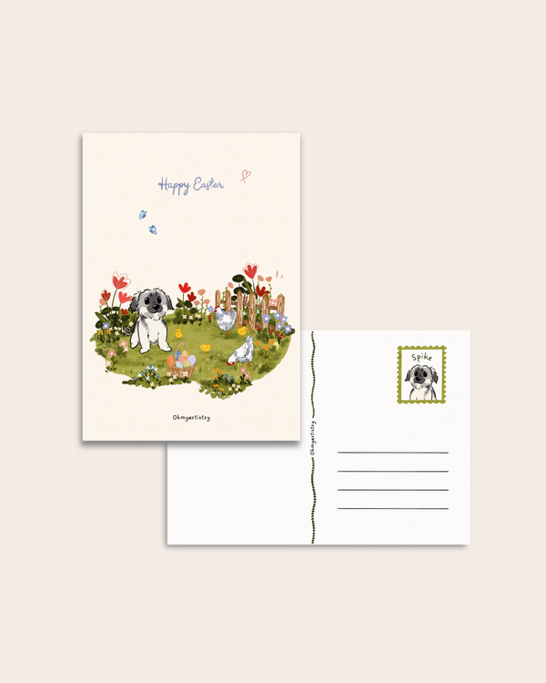 Postcard “Easter meadow”