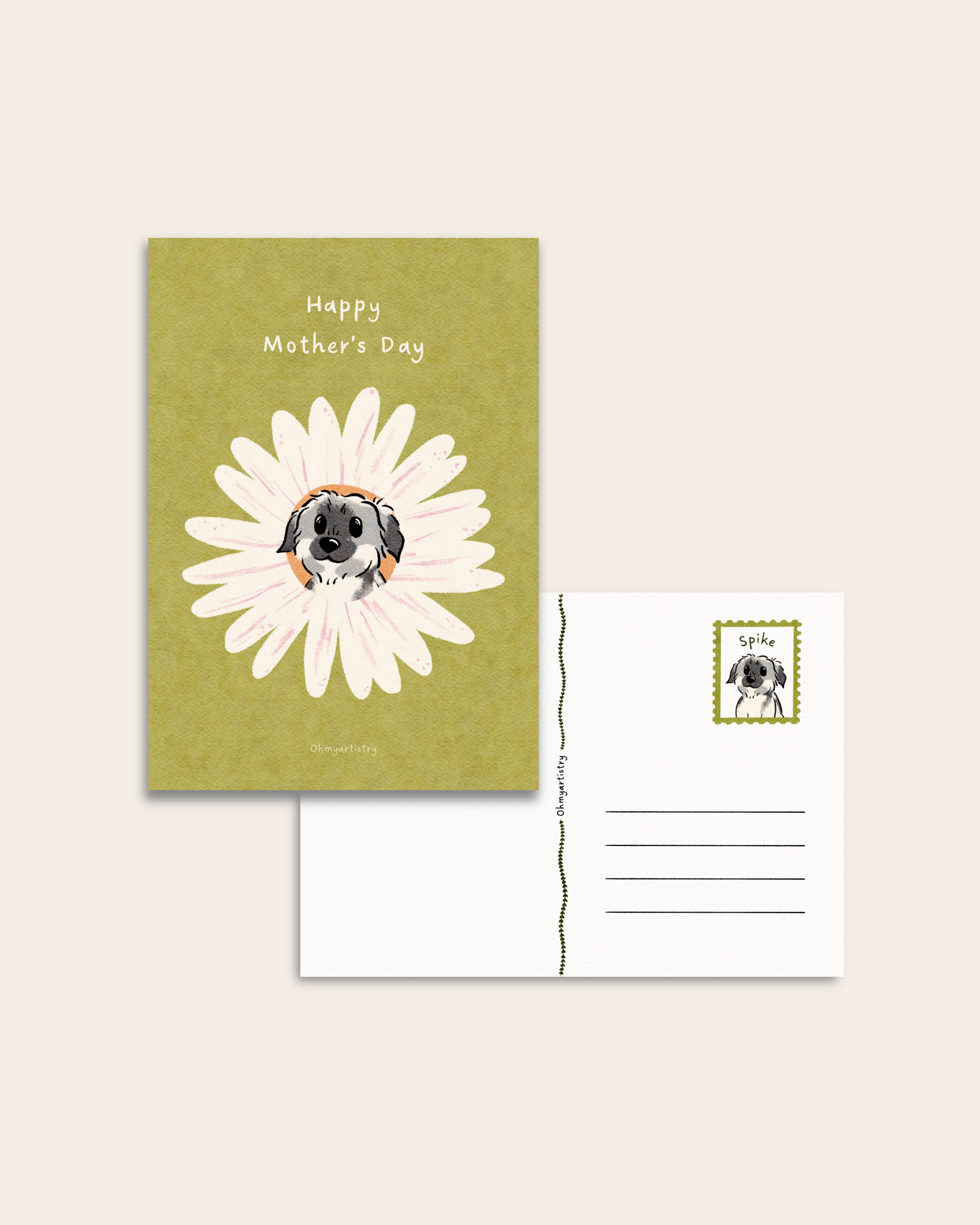 Personalized postcard “Mother’s Day”
