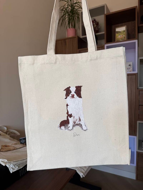 Gepersonaliseerde huisdier tote - Bestaande illustratie