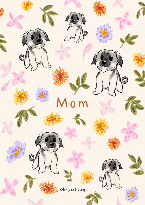 Mother’s Day digital cartoon