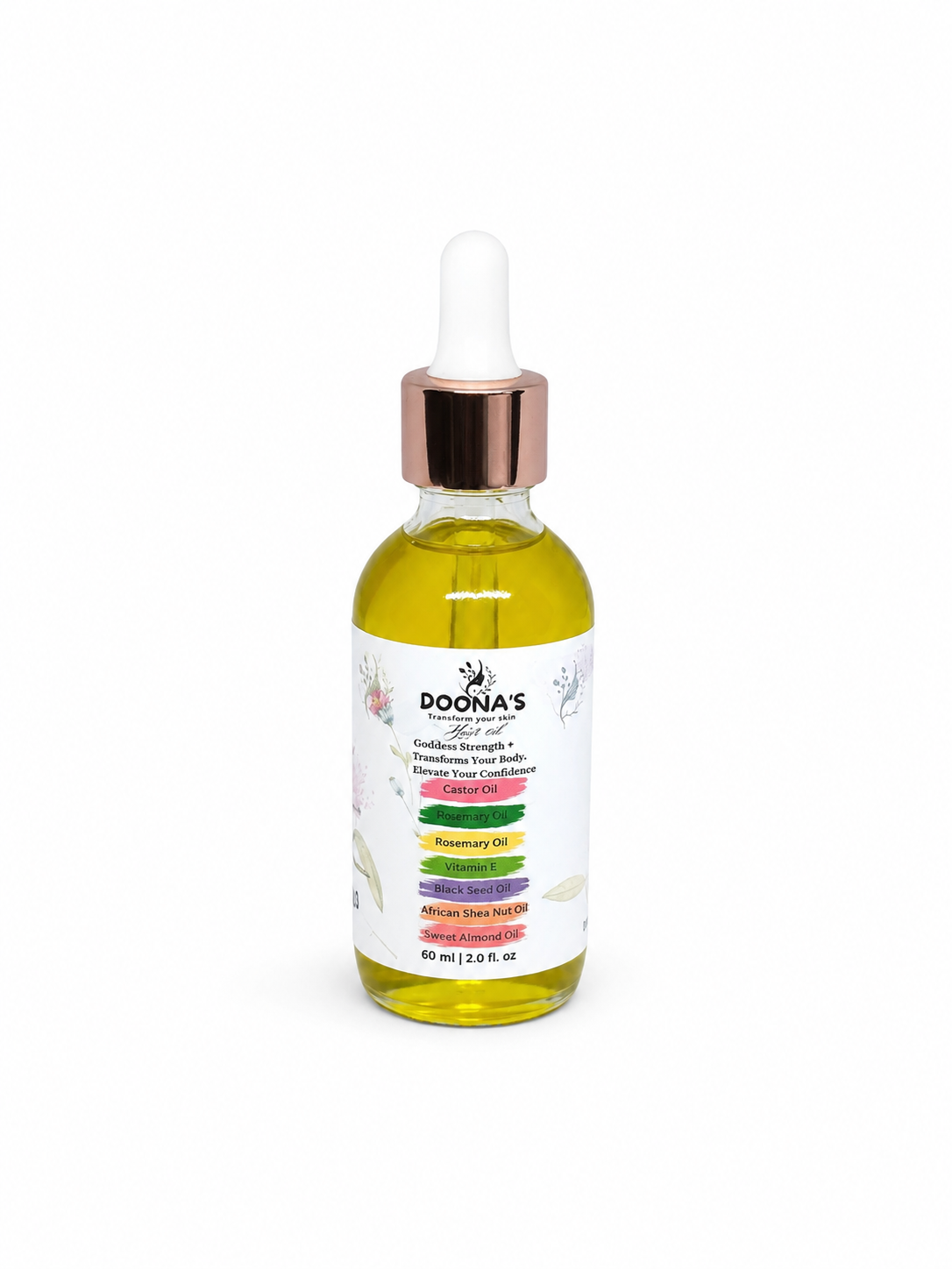7 Blend Hair OIL Promotes Stronger, Thicker Hair Growth 2 FL Oz