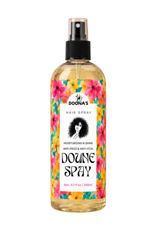 Hair Spray Doona's Water for Itchy Scalp, Shine & Lightweight for Dull Hair