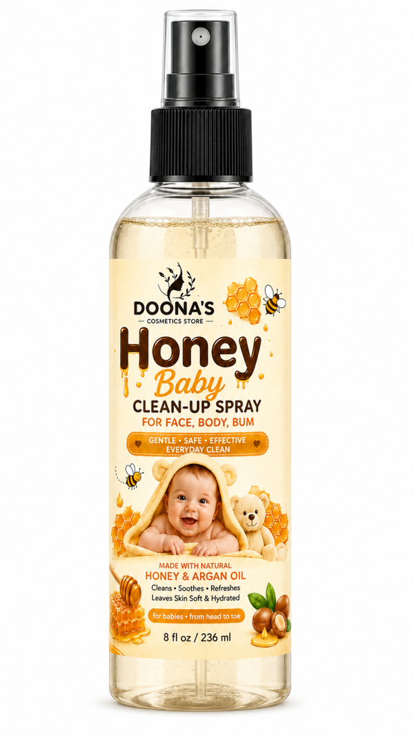 Honey Baby Clean-up Spray,8 fl oz / 236 ml