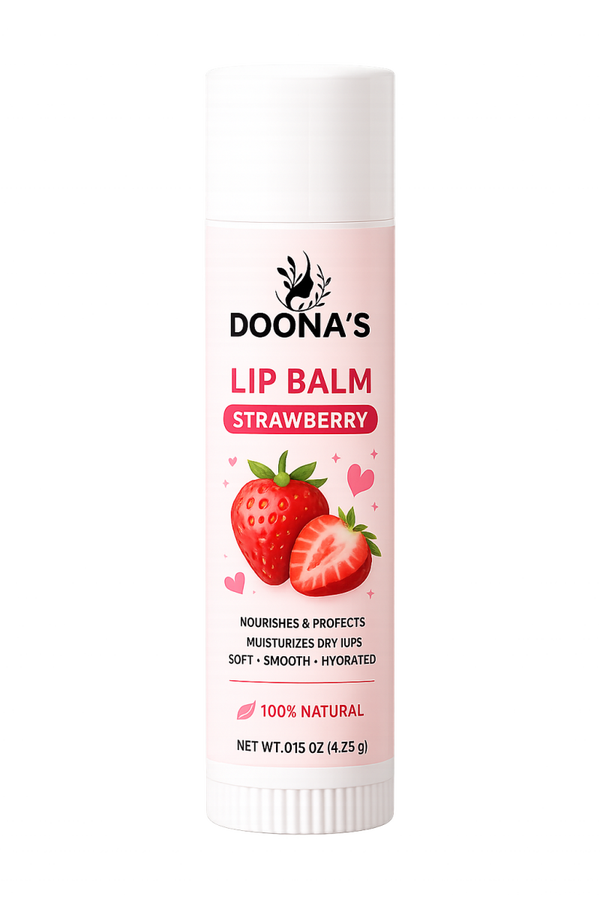 Strawberry Lip Balm Doona's Bulk Lip Balms Pink Red Fruit Moisturizing Lip Care for Wedding Baby Shower Birthday Party Favor Supplies