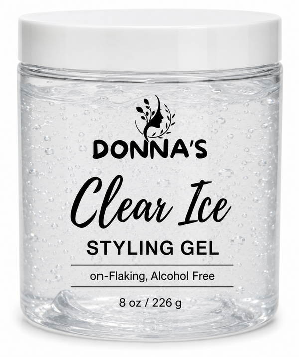 Doona's Clear Ice Styling Gel - Protects and Strengthens Your Strands - Non-Flaking, Alcohol Free
