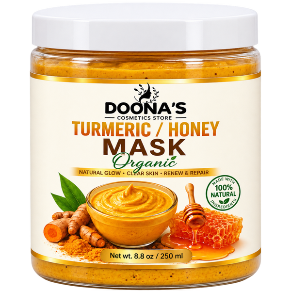 Turmeric / Honey Mask Organics for Acne & Dark Spots – Gentle, Soothing Mask with Turmeric / Honey for Men & Women – for Clear Skin