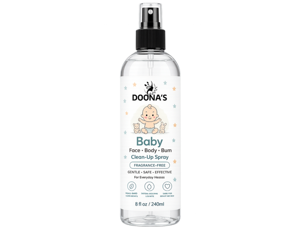Baby Doona's Clean-Up Spray, Fragrance -free, for everyday Messes Hypoallergenic, 8 oz