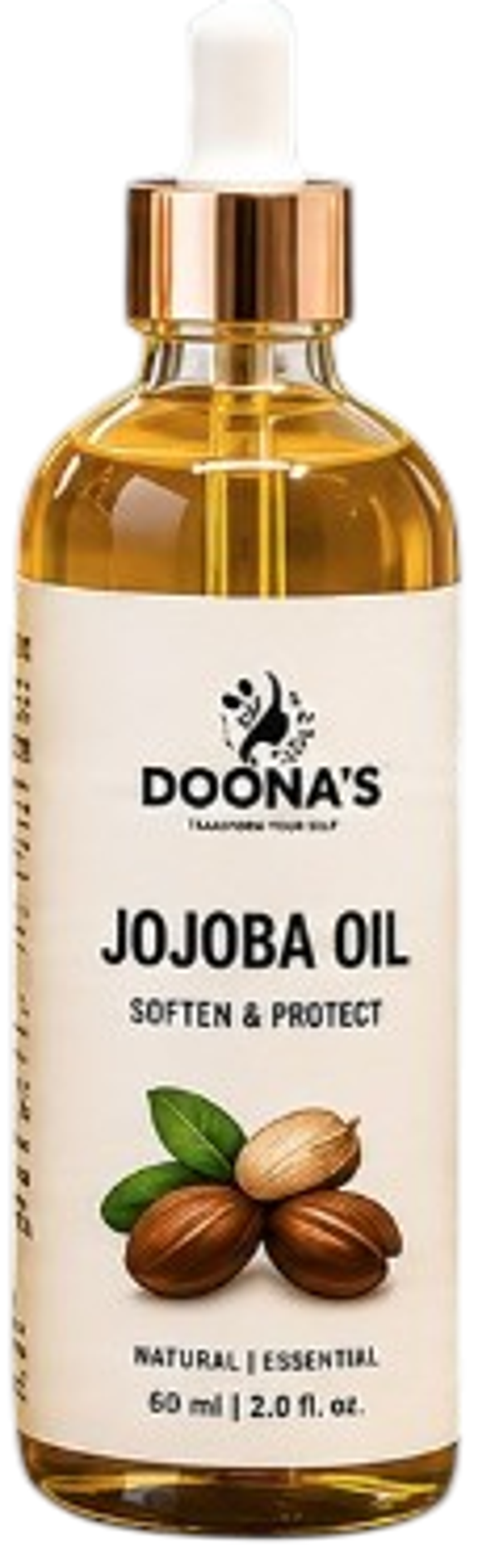 Jojoba Oil Hair 100% Pure and Natural- Cold Pressed & Hexane Free Natural Hair Growth Oil  Growth 2 FL Oz