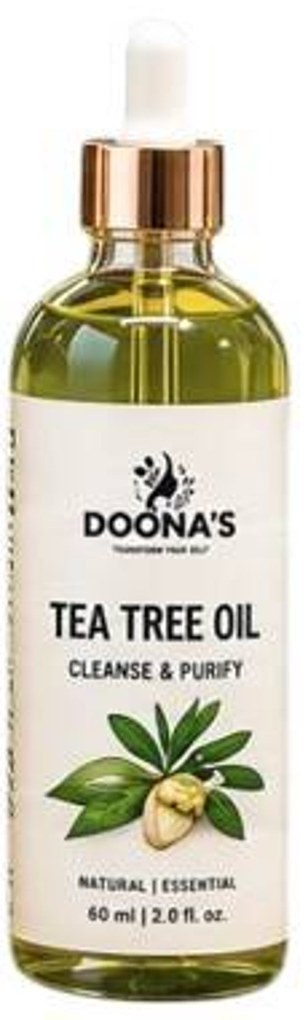 100% Pure Tea Tree Oil - 2Fl Oz Tea Tree Essential Oil for Hair