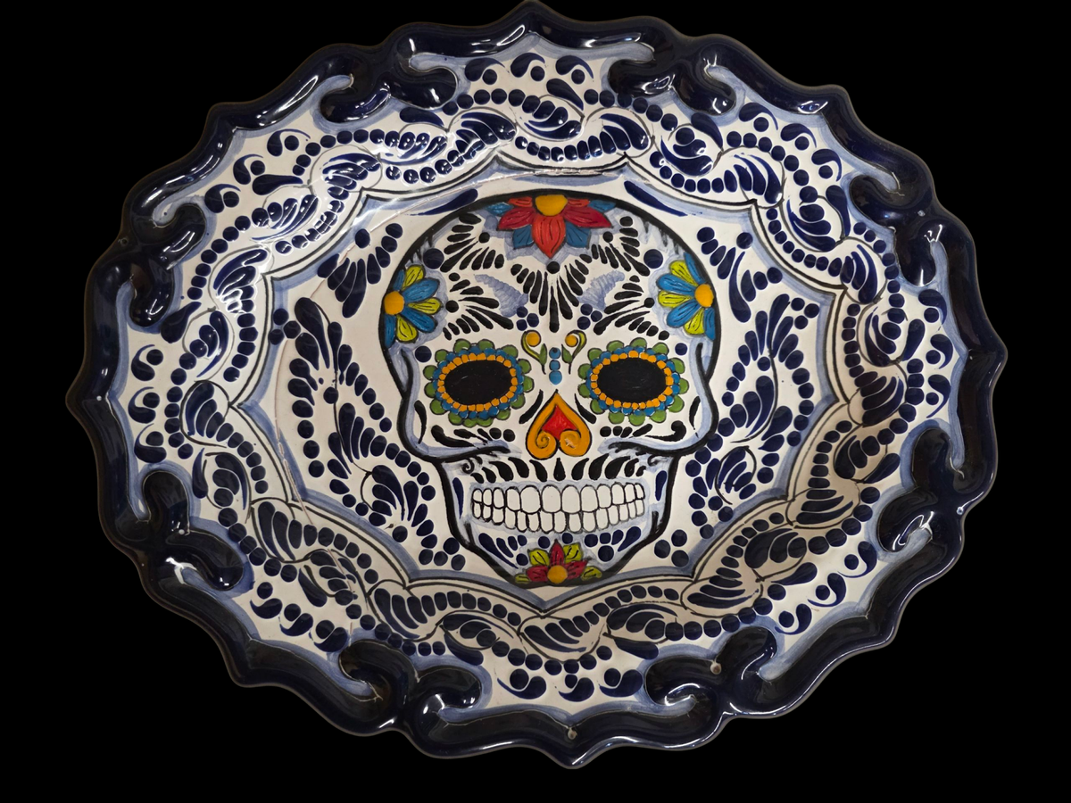 Talavera -Puebla. Wall Decor Plates | VALERIA'S MEXICO ART