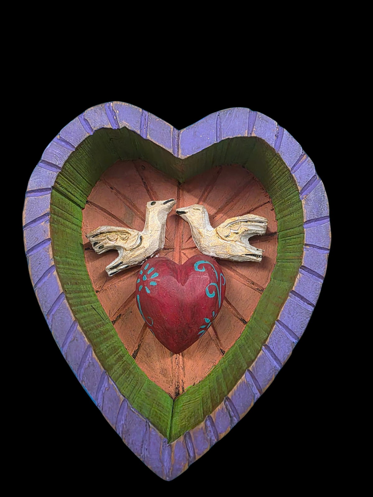 The Hope Heart - Folk Art | VALERIA'S MEXICO ART