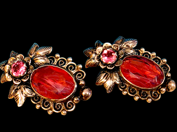 Pink Swiss Crystal - Mazahua  Silver 925