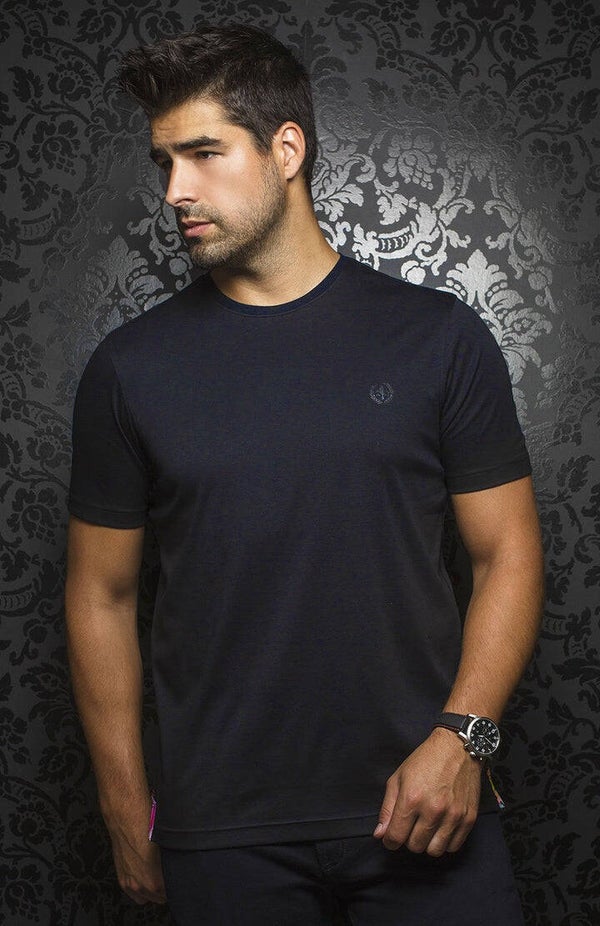 Au Noir C-Michael T-Shirt Navy