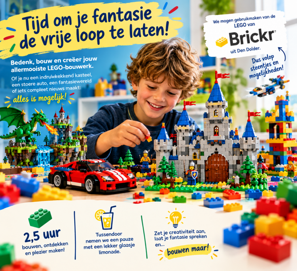 Maandagochtend 19 oktober - We gaan bouwen met LEGO