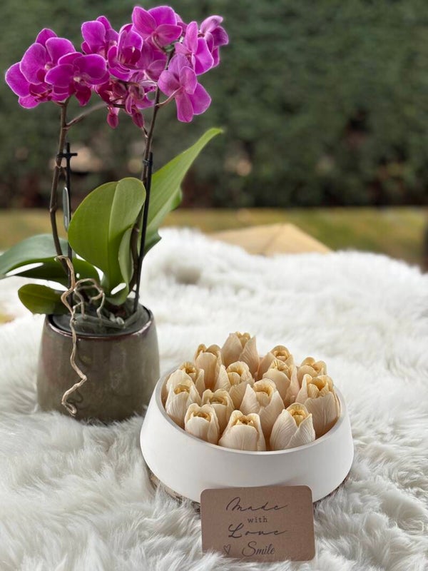 Kaars field of rose garden