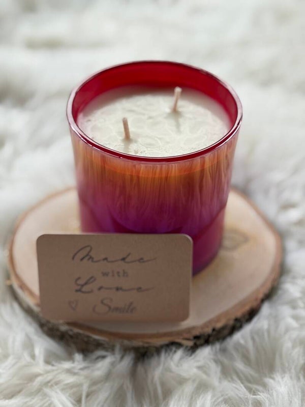 Kaars Medium Pearl Bourgogne