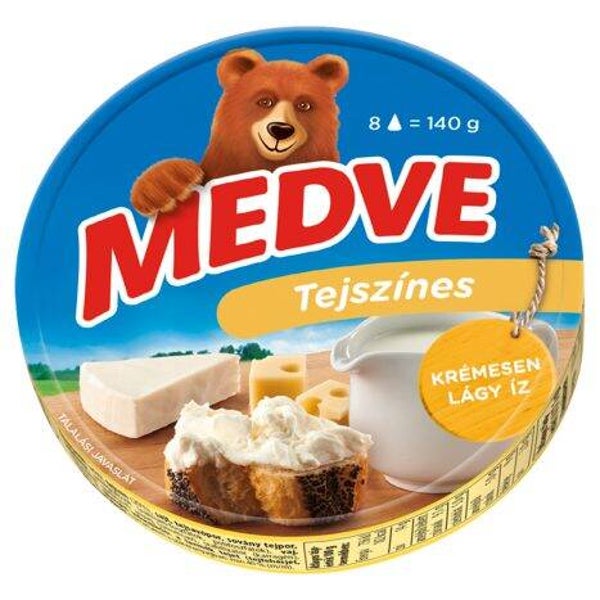Medve cremig streichfähiger, fettiger Käse/ Tejszínes medvesajt