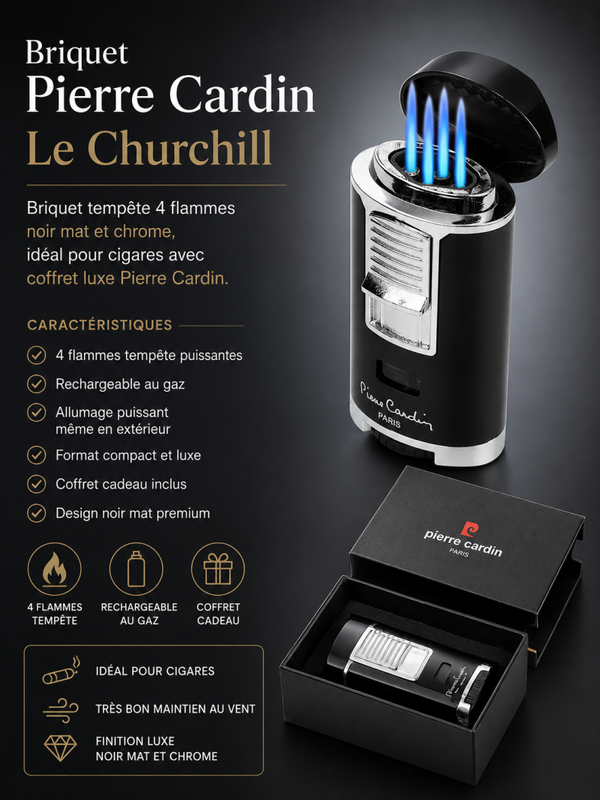 Briquet Pierre Cardin Le Churchill