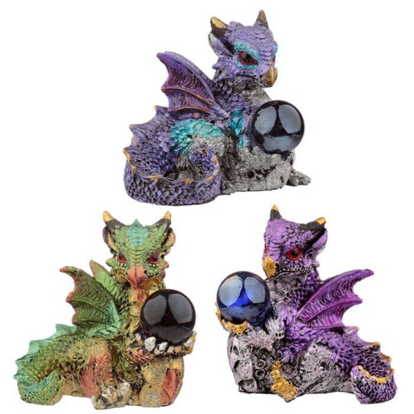 Figurine du Dragon des Éléments de l’Orbe Tout-Voyant
