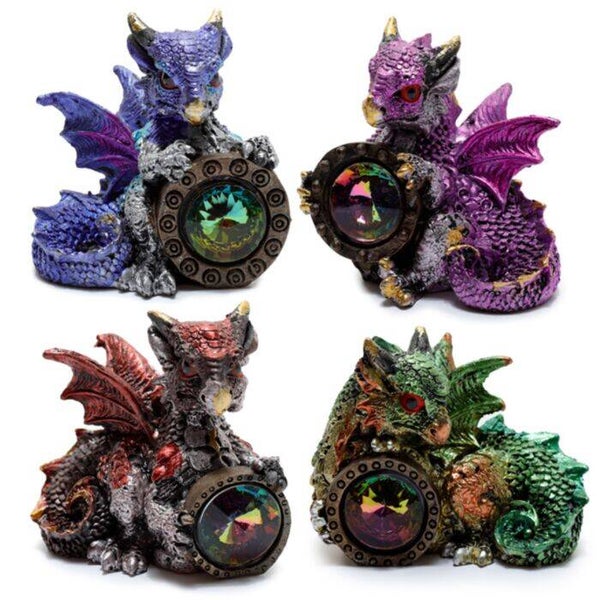 Dragon des éléments - Bouclier de pierres précieuses