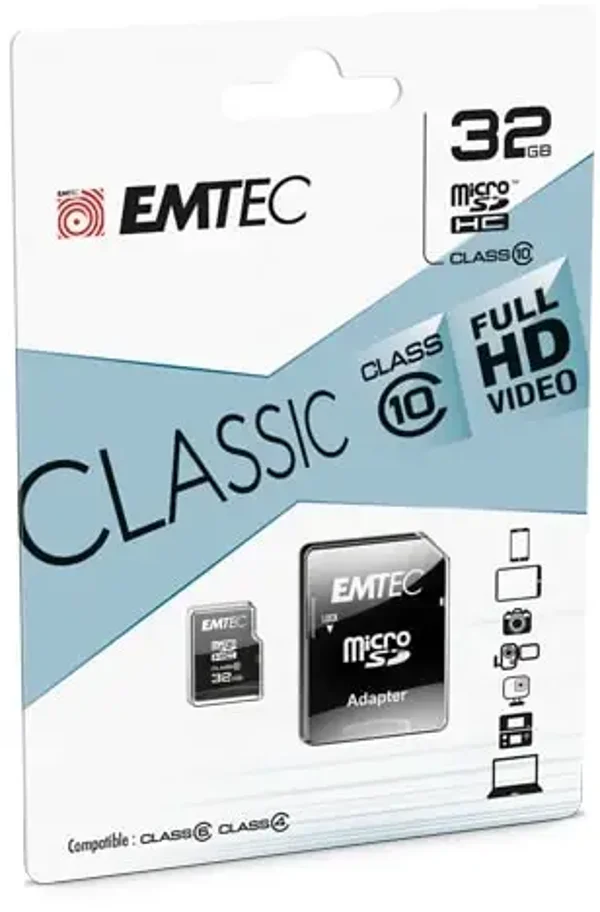 Carte mémoire EMTEC MicroSDHC Classic 32Go