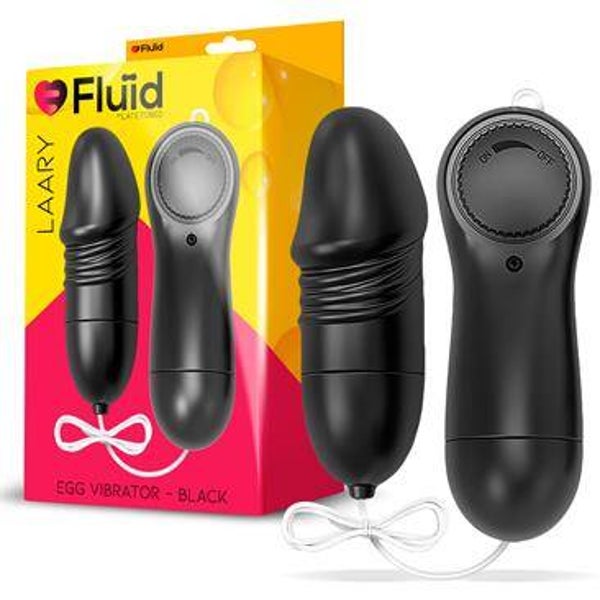 FLUÏD Laary Œuf Vibrant Multi-Vitesse avec Télécommande Noire