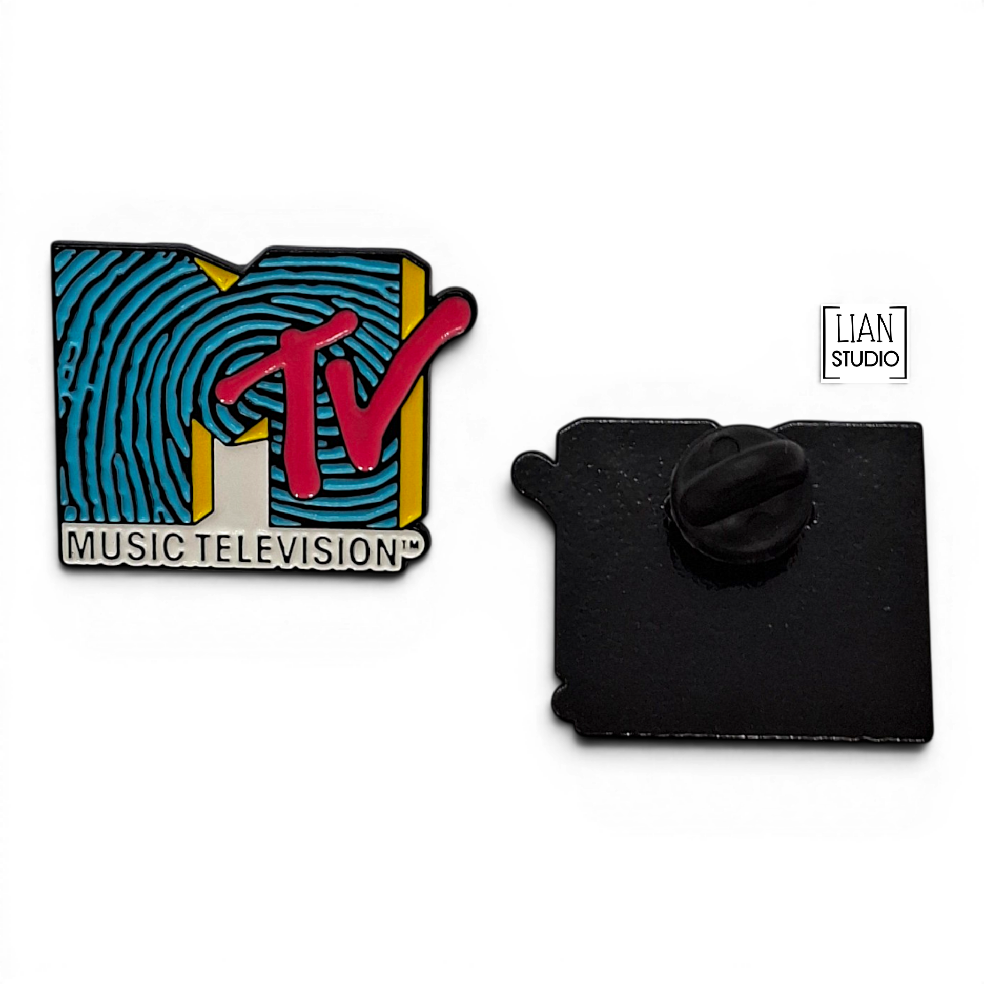 Music tv fingerprint pin